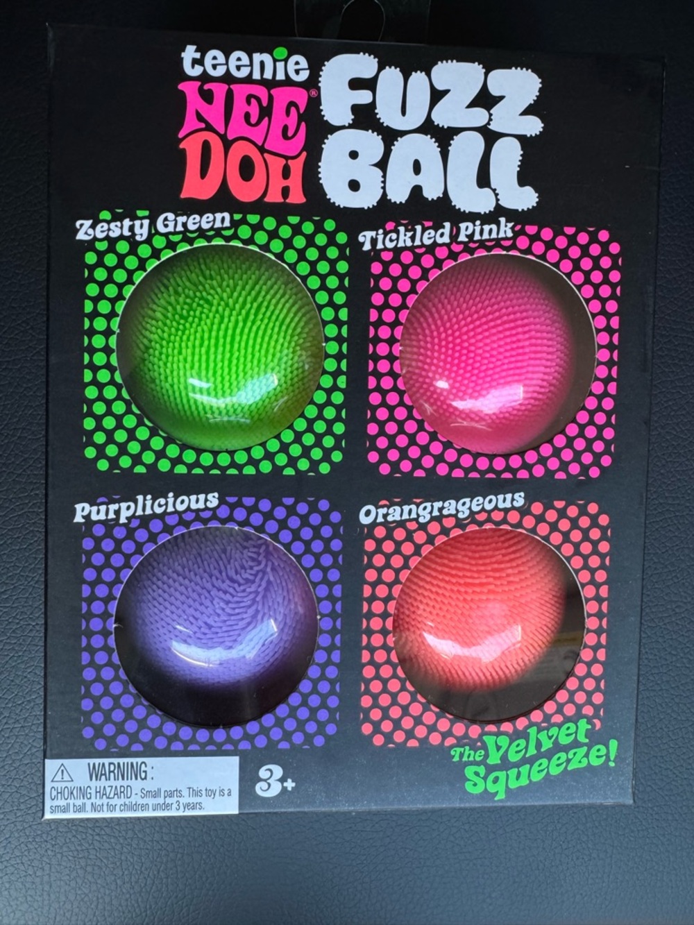 Needoh teenie fuzzball 4 pack
